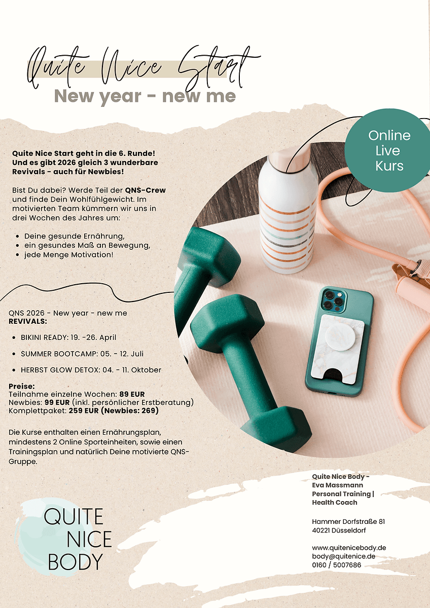 Quite Nice Start – Die Body-Challenge